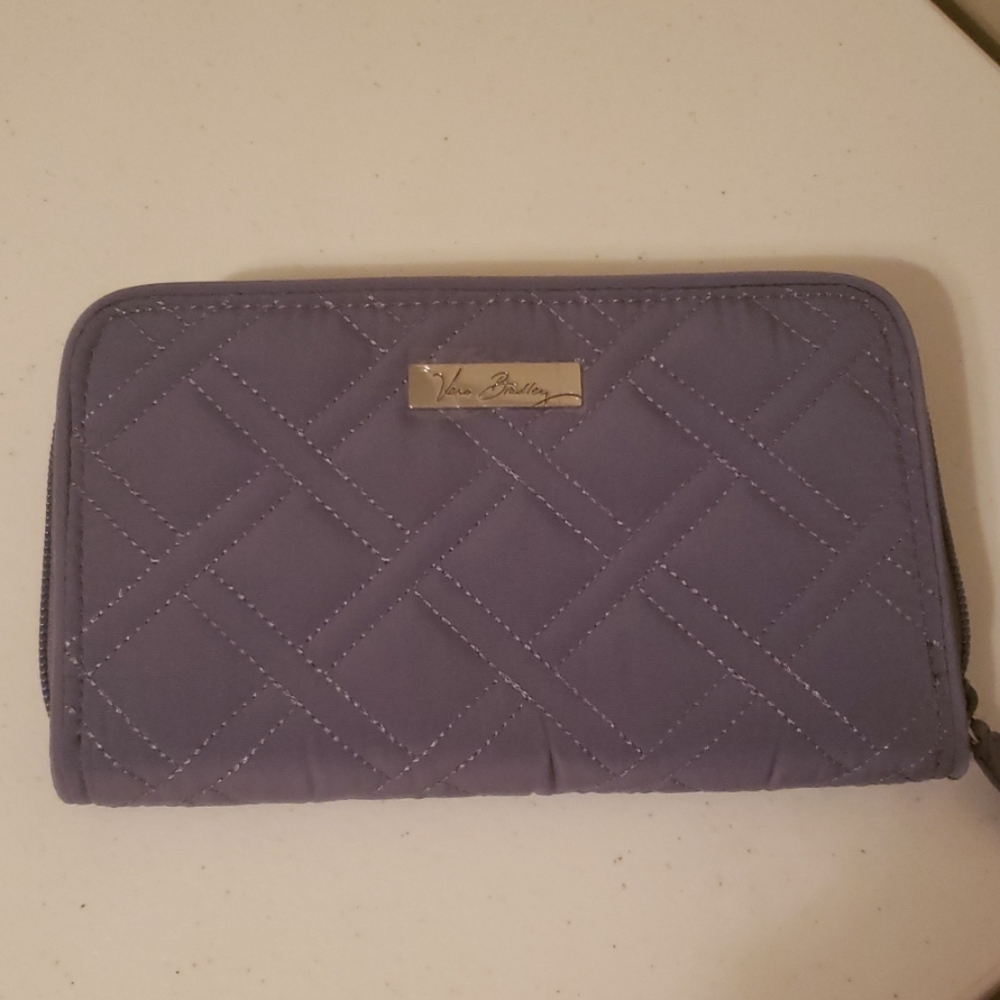NWT Vera Bradley Accordion Wallet Charcoal